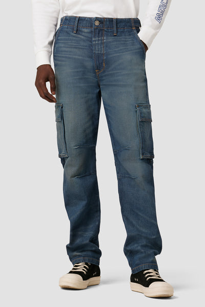 Reese Straight Cargo Jean | Premium Italian Fabric | Hudson Jeans