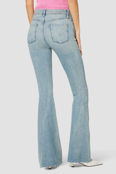 Holly High-Rise Flare Jean | Premium Italian Fabric | Hudson Jeans