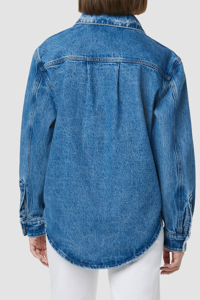 Oversized Shirt Jacket | Premium Italian Fabric | Hudson Jeans