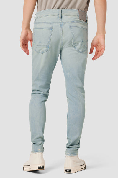 Green Coated Jeans Men - Teal Colored Jeans