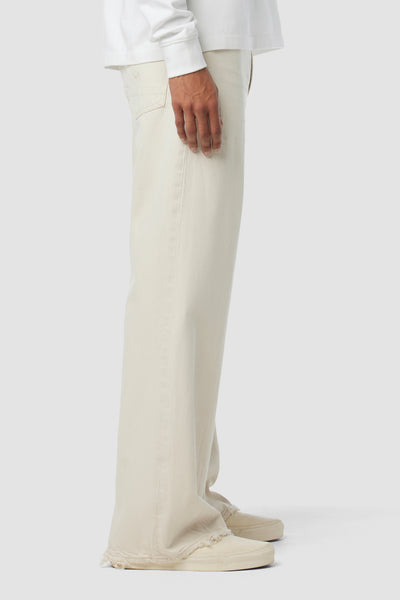 Hudson Jeans LEGATO IN VITA CON GAMBA LARGA in White