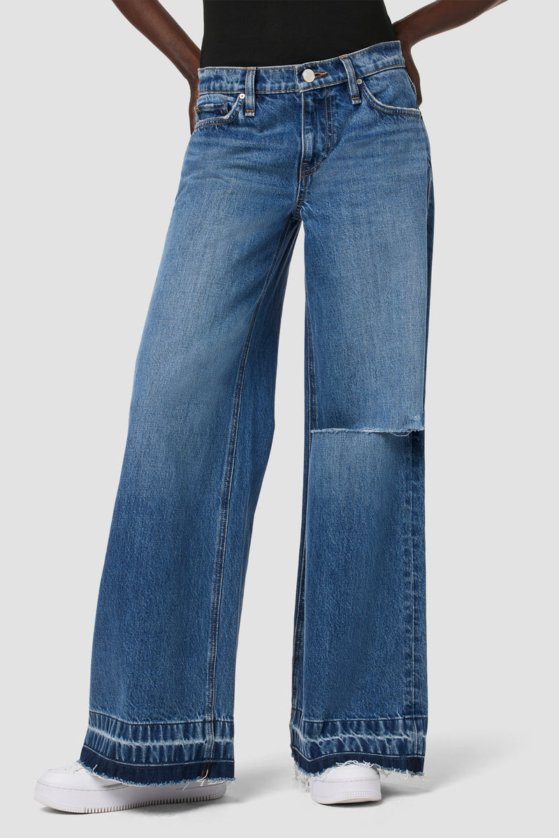Freya Mid-Rise Skater Pant | Premium Italian Fabric | Hudson Jeans
