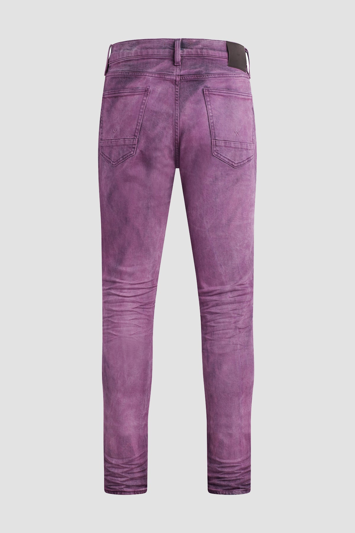 Purple Brand L94103 Mens Brown Denim Stone Printed Skinny Jeans Size 34