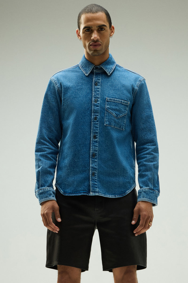 Long Sleeve Denim Shirt