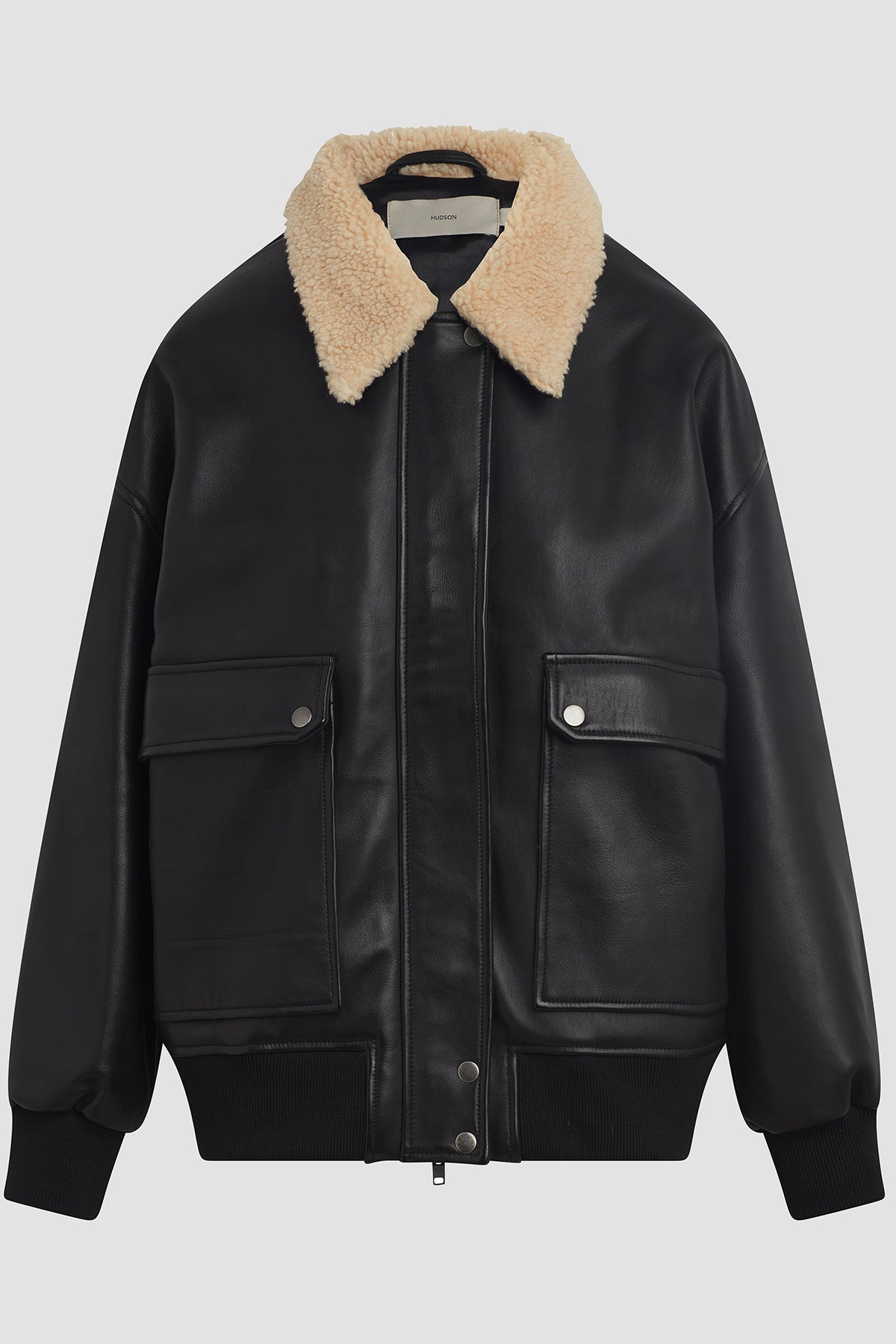 Leather bomber jacket in black - Saint Laurent | Mytheresa