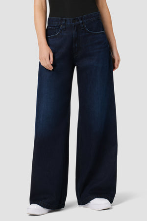 Jodie High-Rise Wide Leg Jean | Premium Italian Fabric
