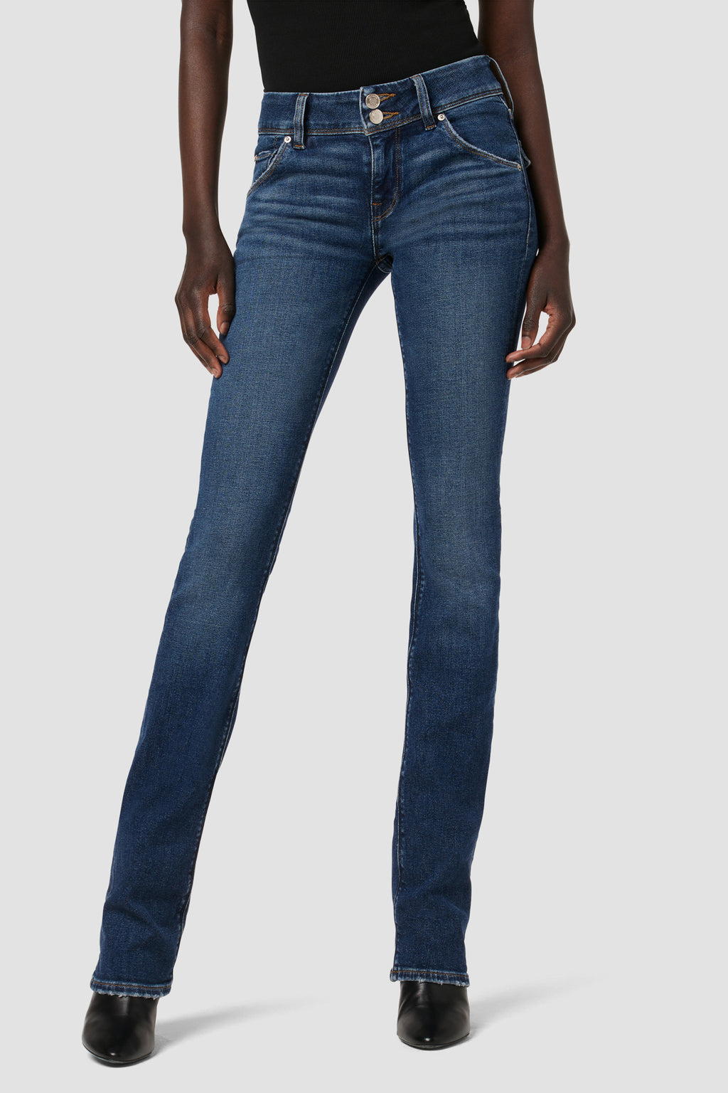 Hudson Jeans Women's Collin Midrise Skinny Flap Pocket Jean, Maxson, 25 :  : Clothing, Shoes & Accessories