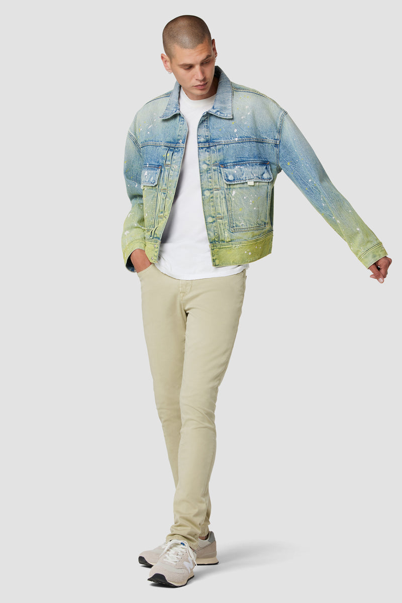 Boxy Trucker Jacket | Premium Italian Fabric | Hudson Jeans