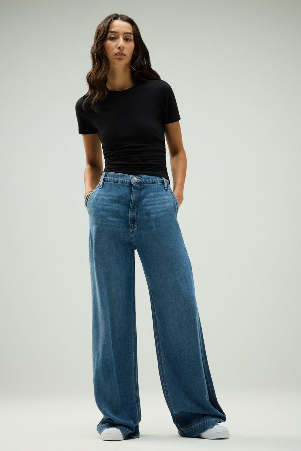 Jodie Loose Fit Wide Leg Trouser Jean