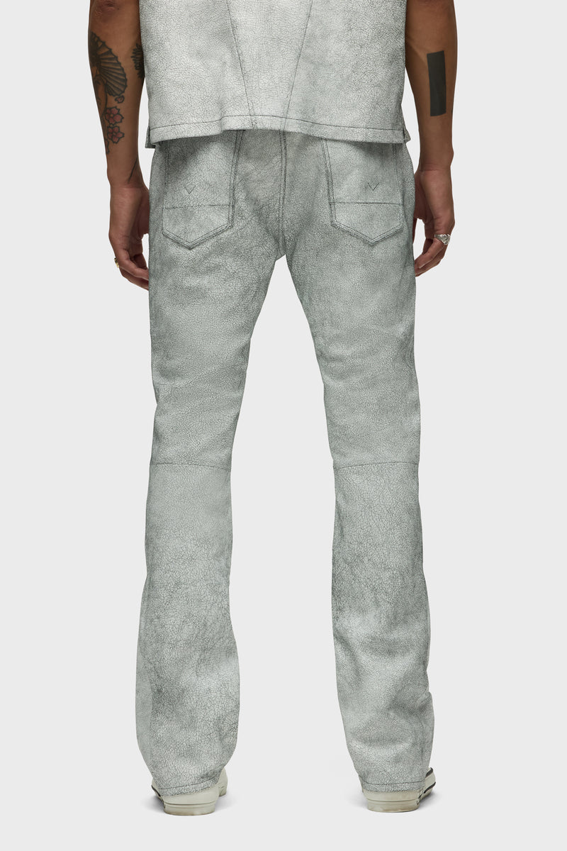 Walker Kick Flare Leather Pant