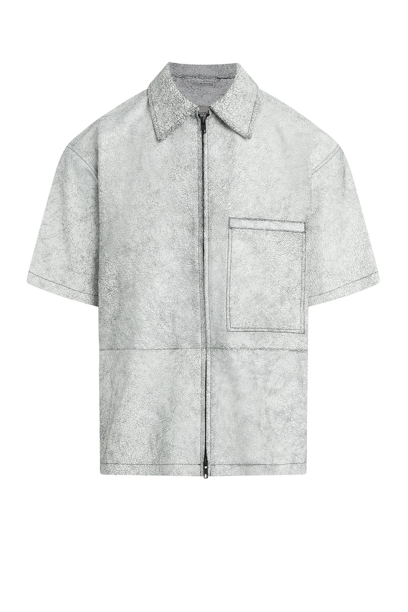 Short Sleeve Zip Shirt