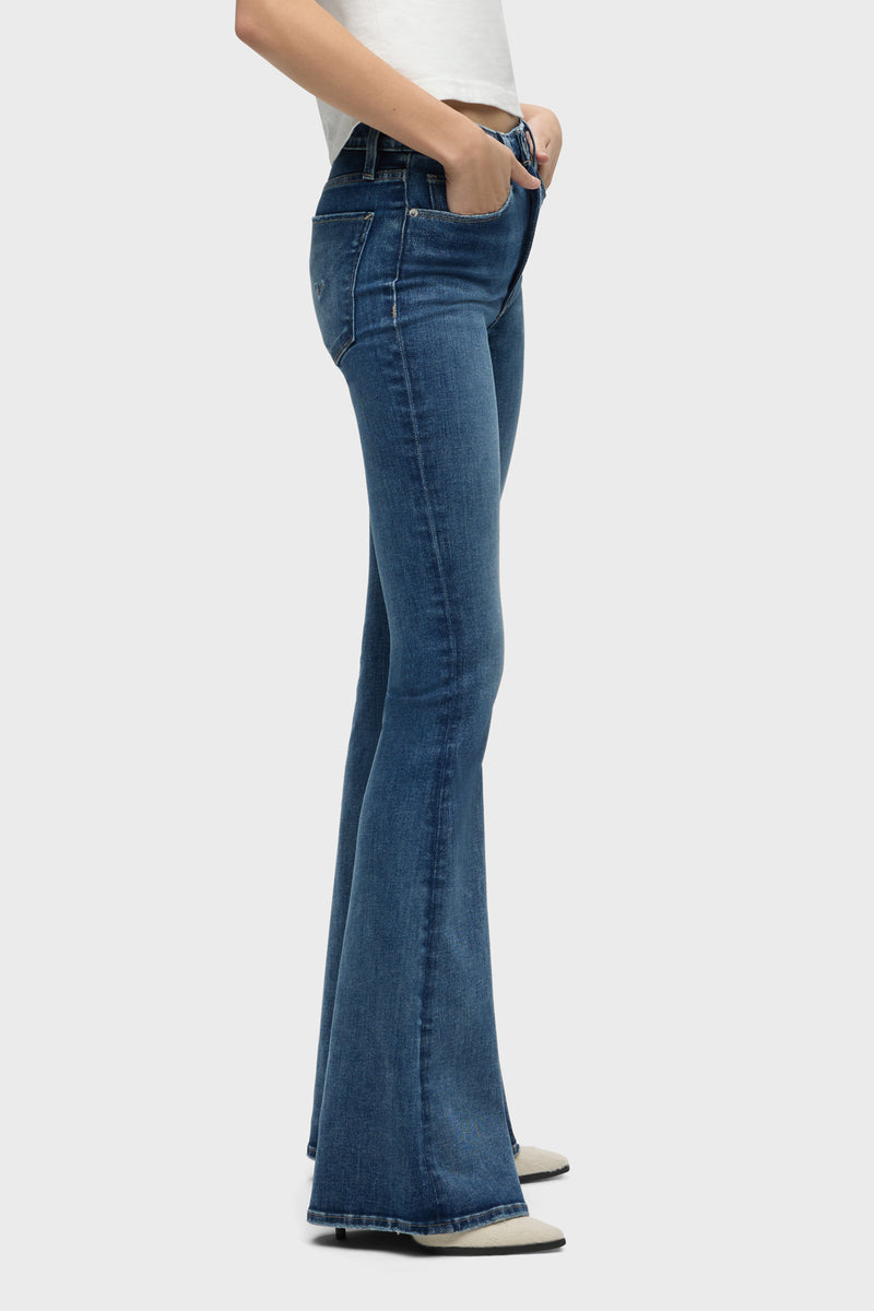 Holly High-Rise Flare Jean