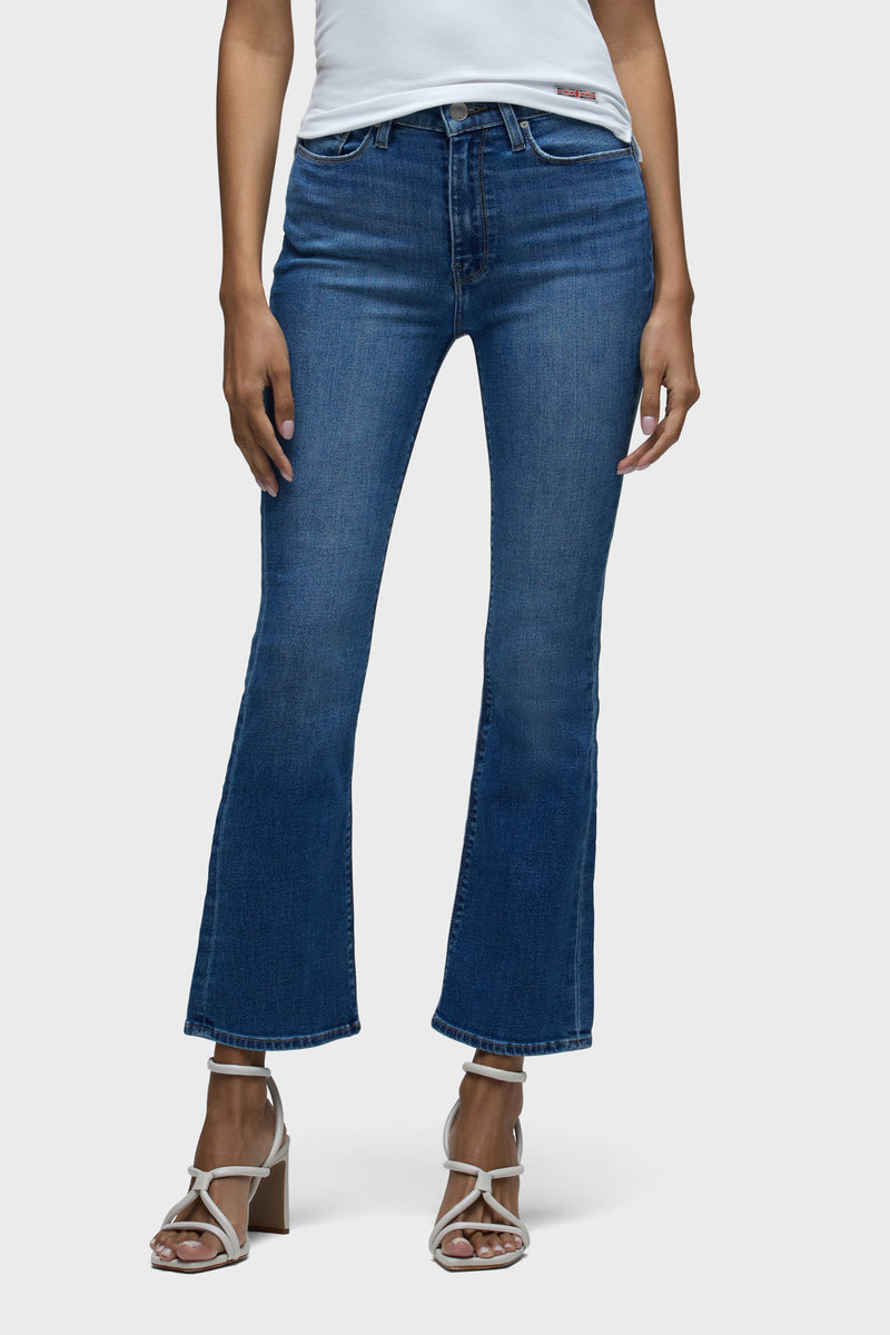 Barbara High-Rise Bootcut Crop Jean