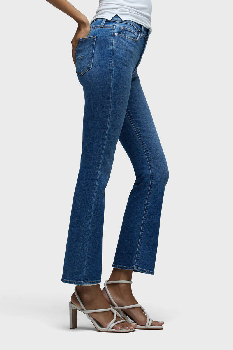 Barbara High-Rise Bootcut Crop Jean