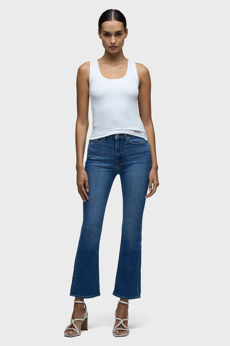 Barbara High-Rise Bootcut Crop Jean