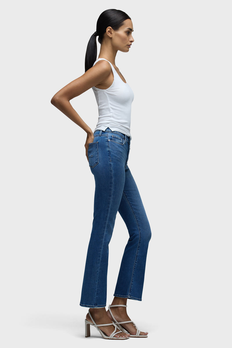 Barbara High-Rise Bootcut Crop Jean