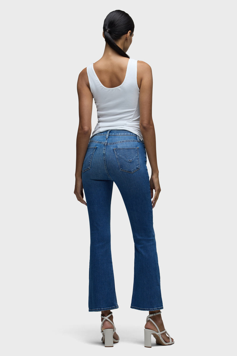 Barbara High-Rise Bootcut Crop Jean