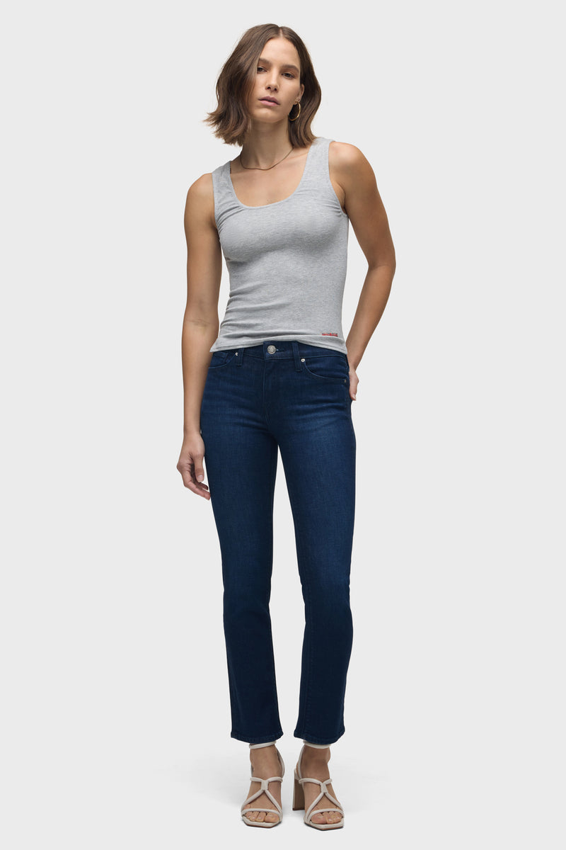 Nico Mid-Rise Straight Ankle Jean