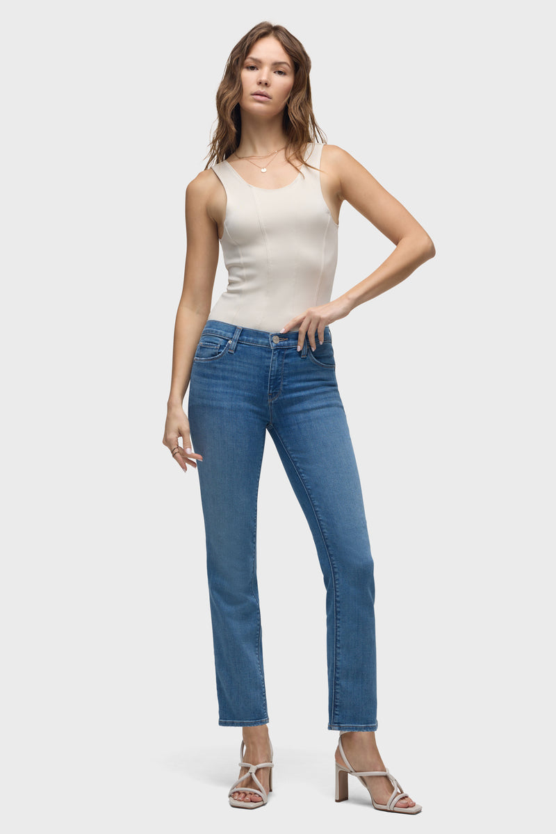 Nico Mid-Rise Straight Ankle Jean