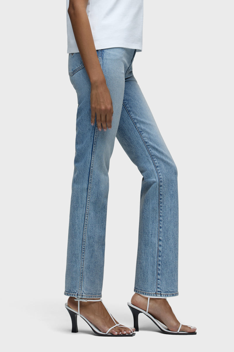 Breaux High-Rise Straight Ankle Jean