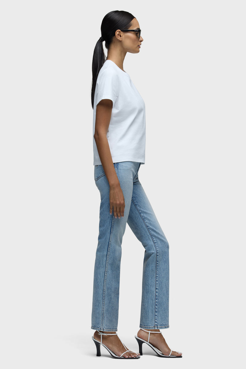 Breaux High-Rise Straight Ankle Jean