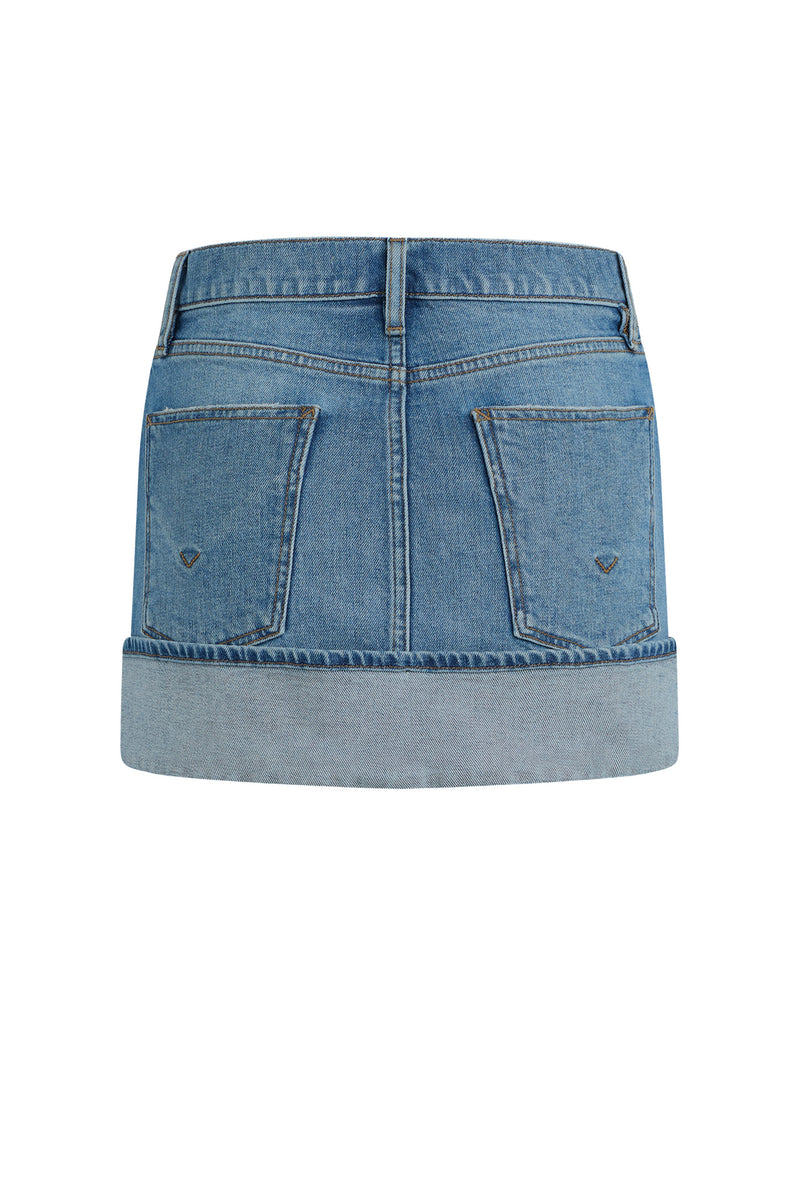 Cuff Mini Skirt