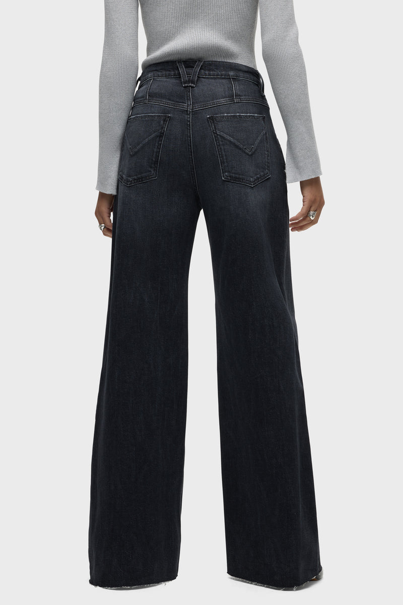 Jodie Seamed Front Yoke Wide Leg Jean