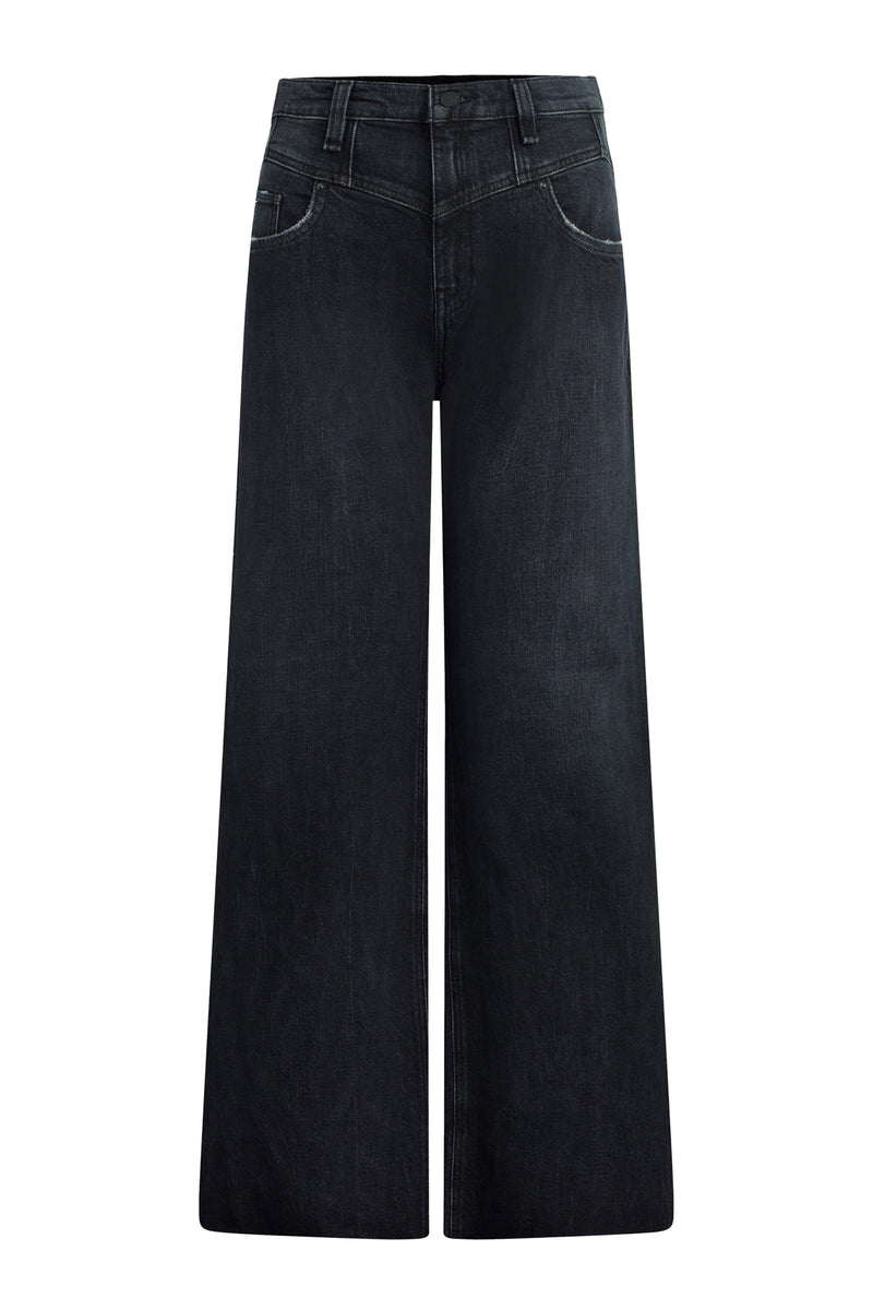 Jodie Seamed Front Yoke Wide Leg Jean