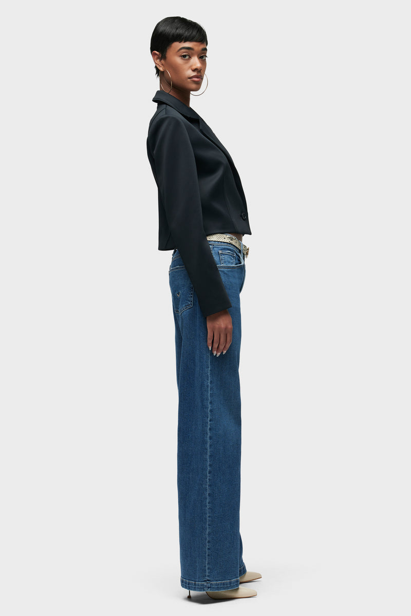 Jodie High-Rise Loose Fit Wide Leg Jean