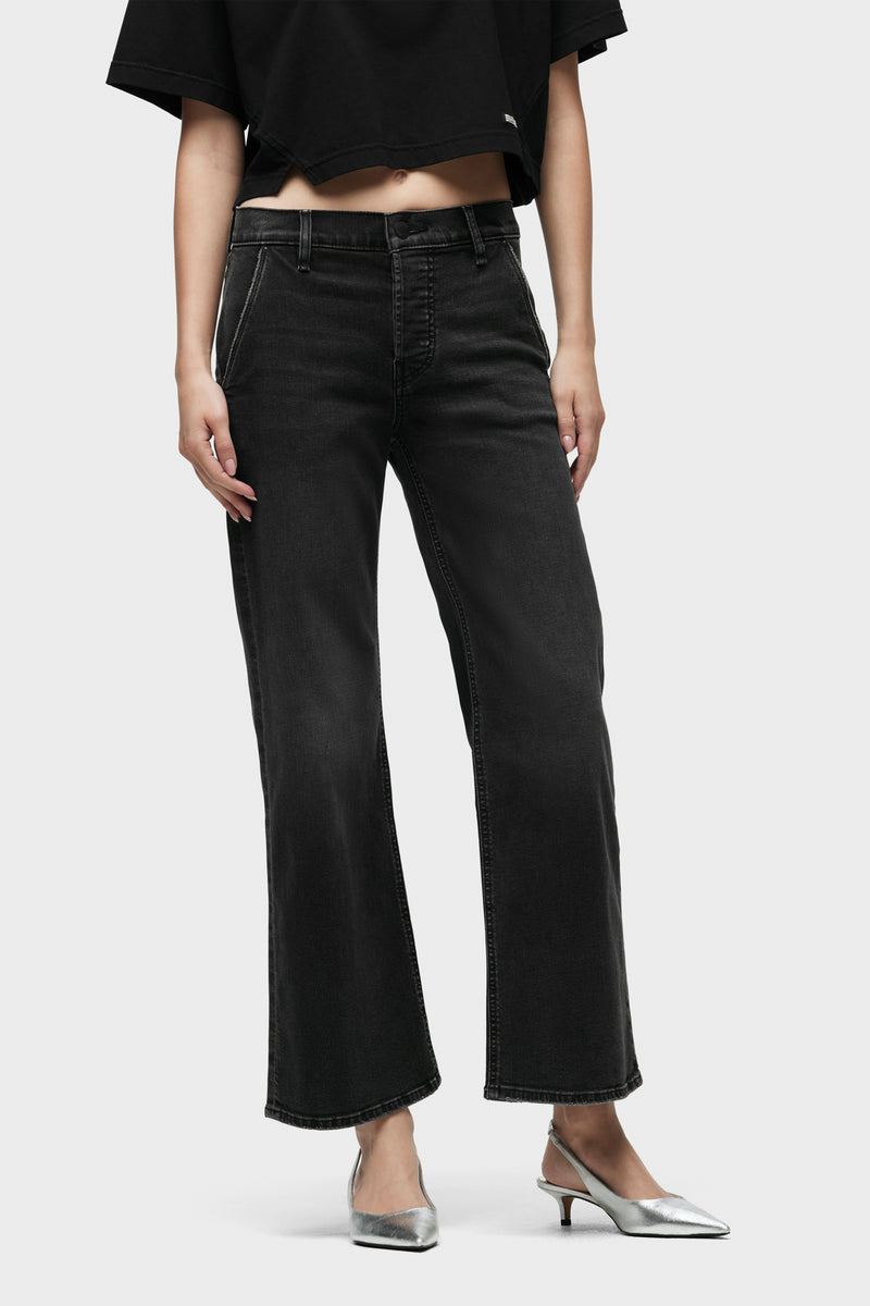 Rosie High-Rise Trouser Wide Leg Ankle Jean