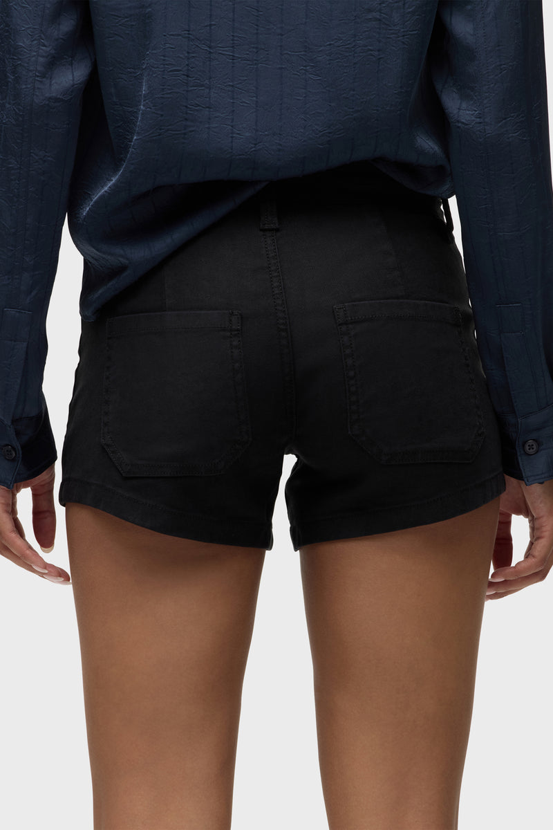 Mid-Rise Patch Pocket Short