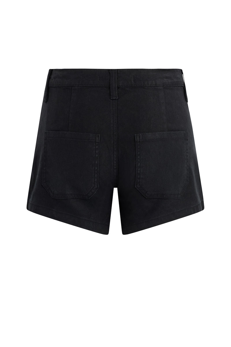 Mid-Rise Patch Pocket Short