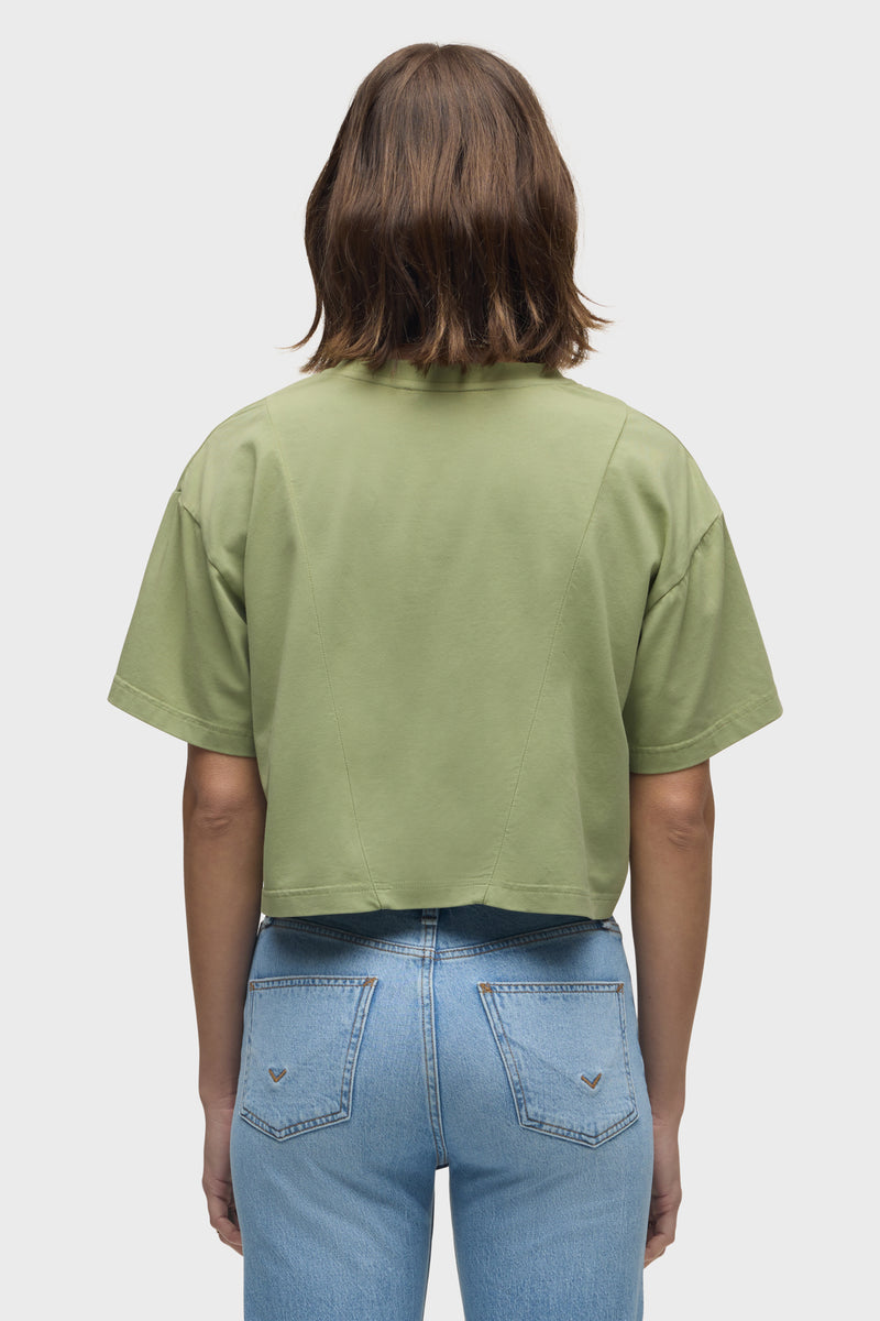 Short Sleeve Forward Seam Tee