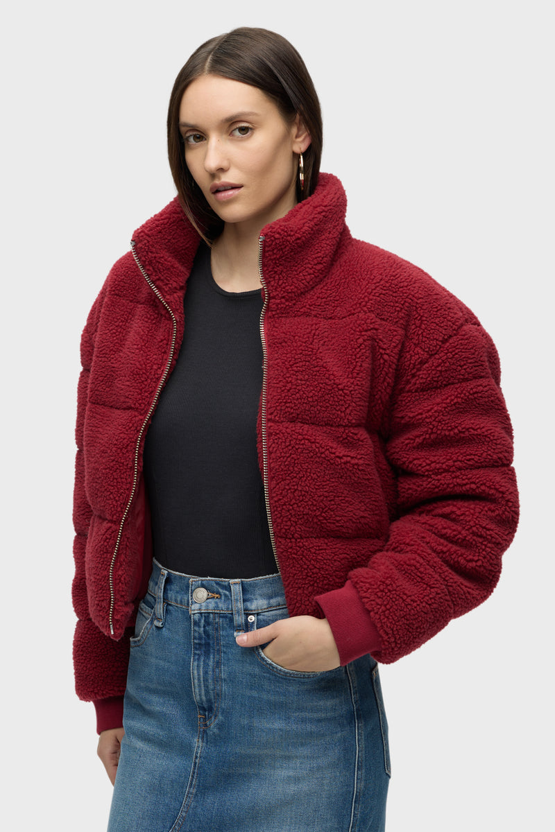 Sherpa Puffer Jacket