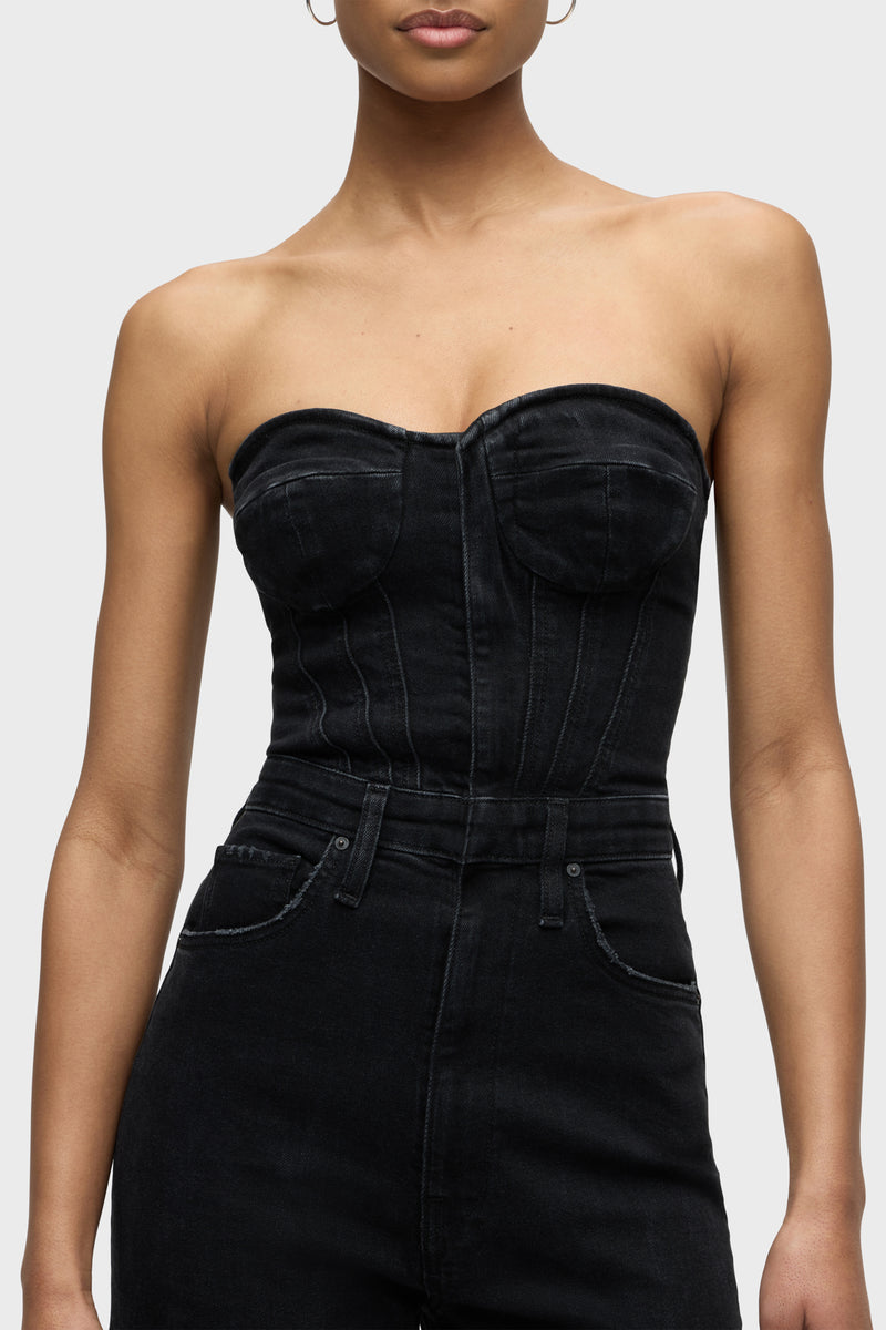 Bustier Cargo Jumpsuit