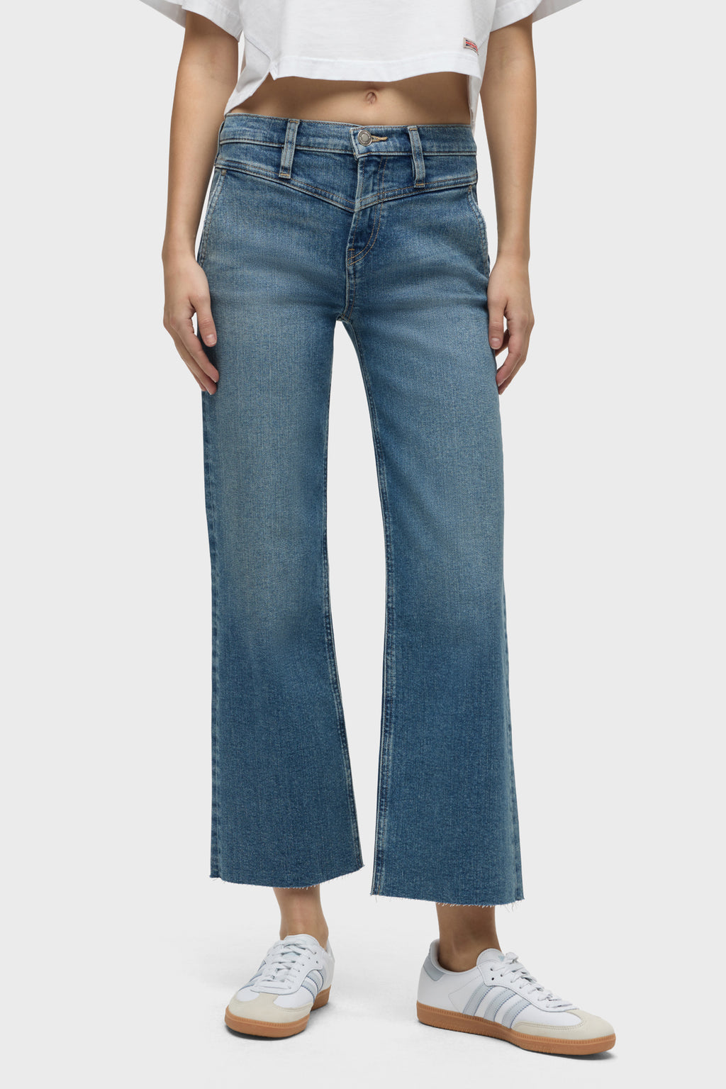 Rosie High-Rise Wide Leg Ankle Jean