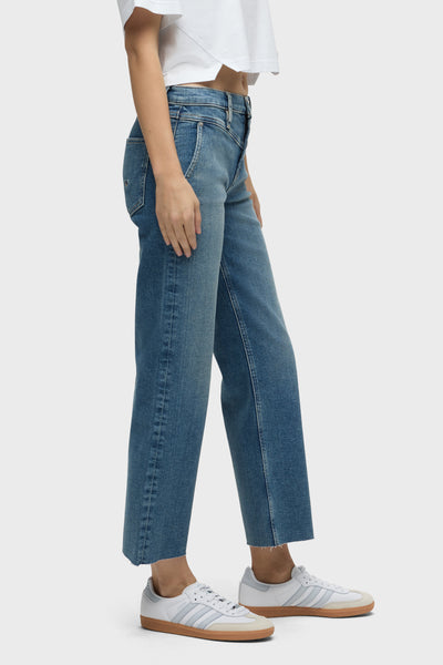 Rosie High-Rise Wide Leg Ankle Jean