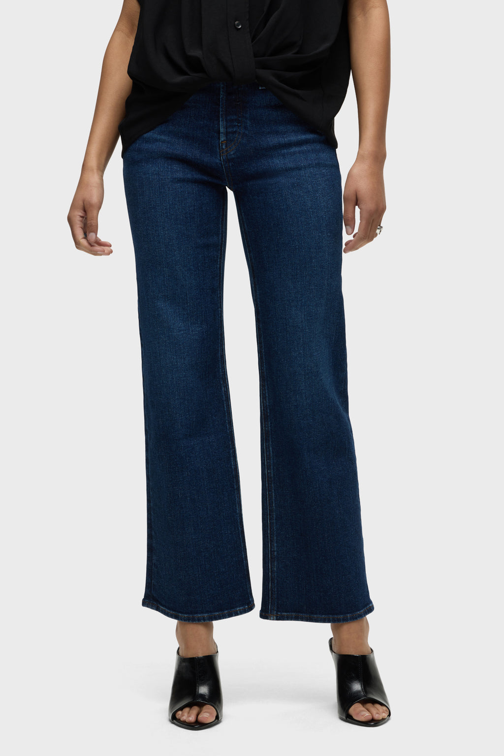 Rosie High-Rise Wide Leg Ankle Jean