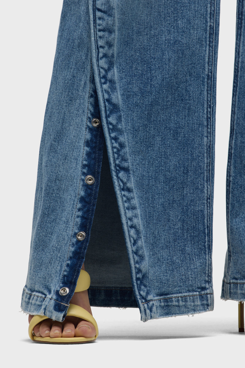 James High-Rise Wide Leg Jean With Forward Seam