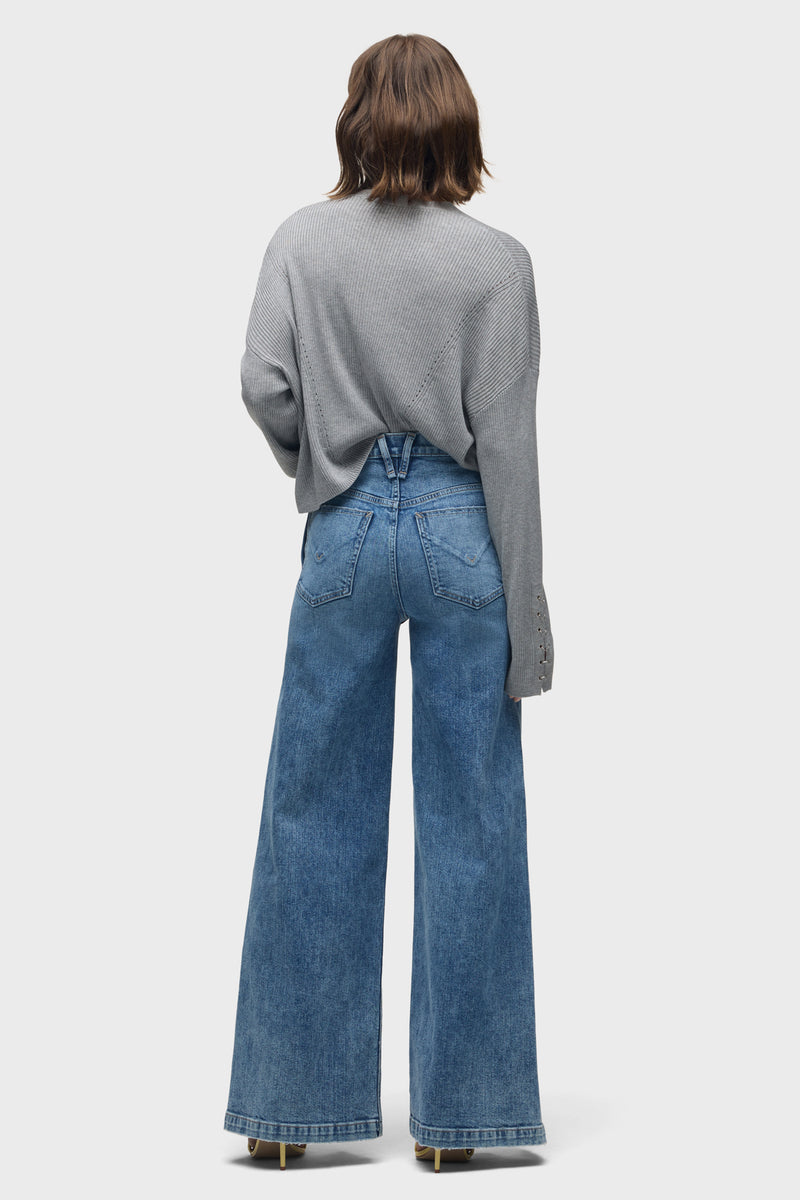 James High-Rise Wide Leg Jean With Forward Seam