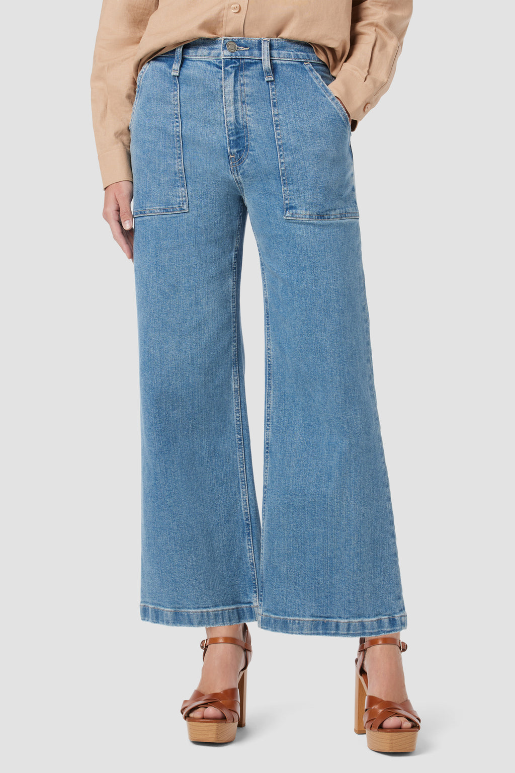 Jodie High-Rise Wide Leg Crop Jean