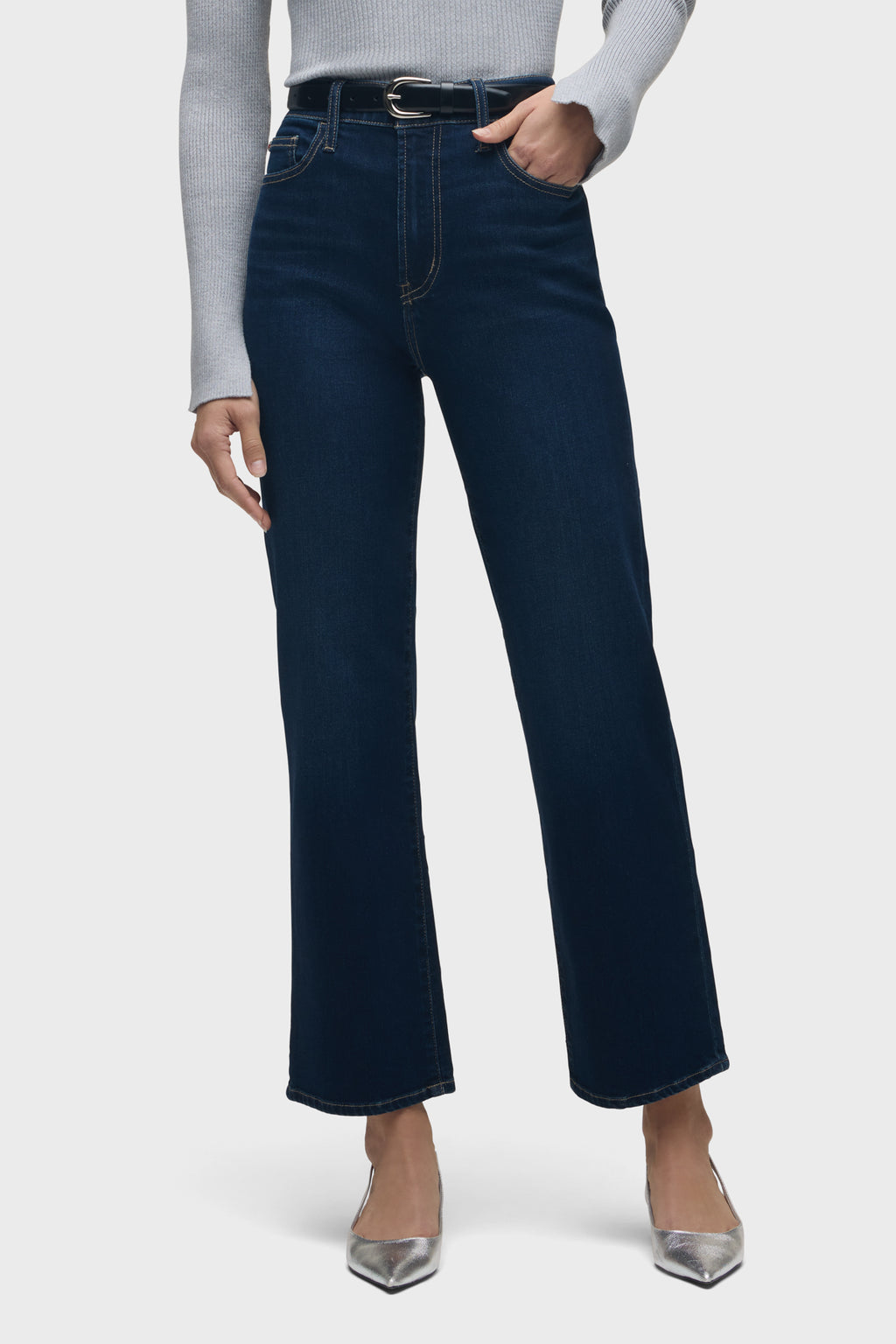 Noa High-Rise Straight Ankle Jean