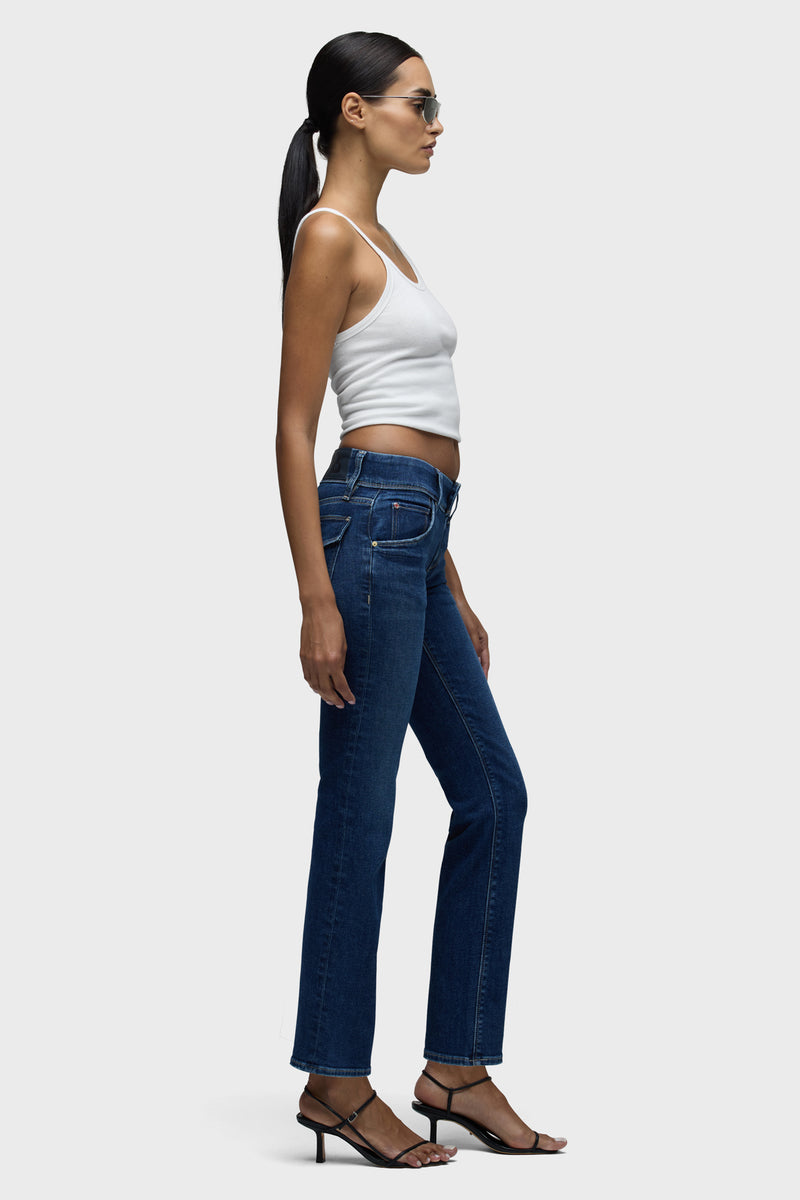 Beth Mid-Rise Straight Ankle Jean