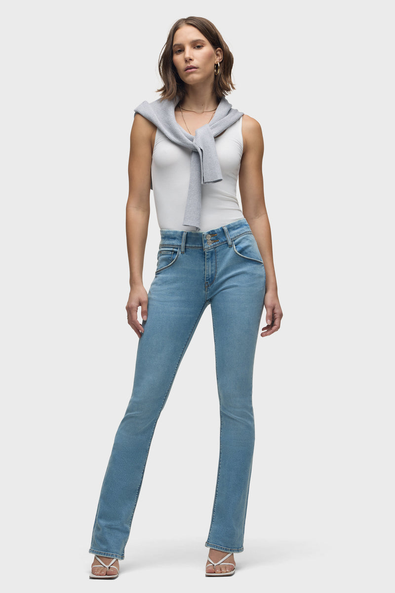 Beth Mid-Rise Baby Bootcut Jean