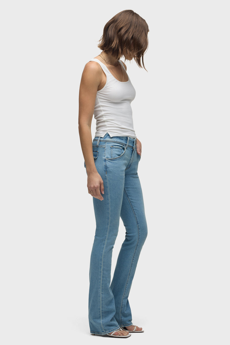 Beth Mid-Rise Baby Bootcut Jean