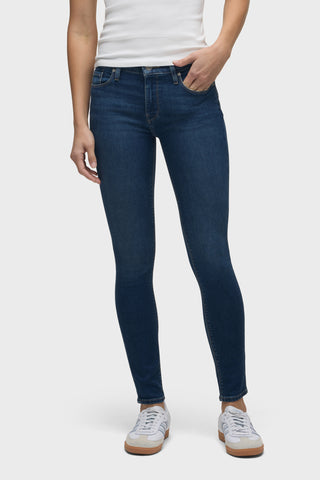 Hudson purchases Nico Mid Rise Velvet Umber Lavender Super-Skinny Ankle Jeans