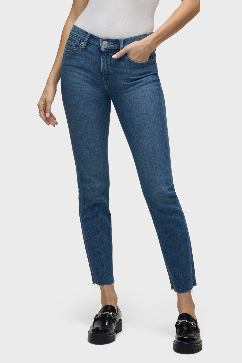 Nico Mid-Rise Straight Ankle Jean