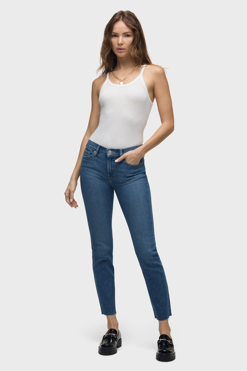 Nico Mid-Rise Straight Ankle Jean