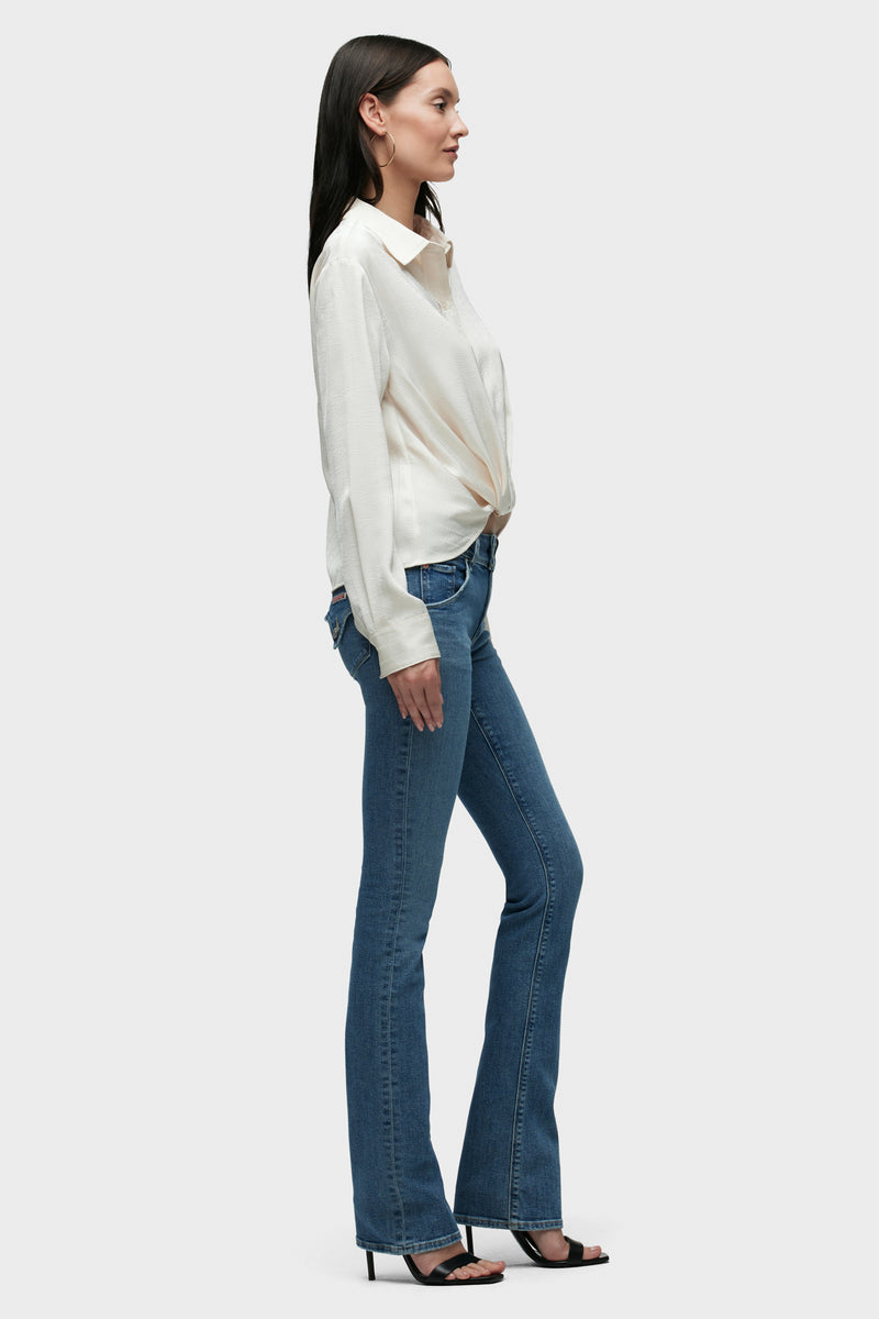 Beth Mid-Rise Baby Bootcut Jean