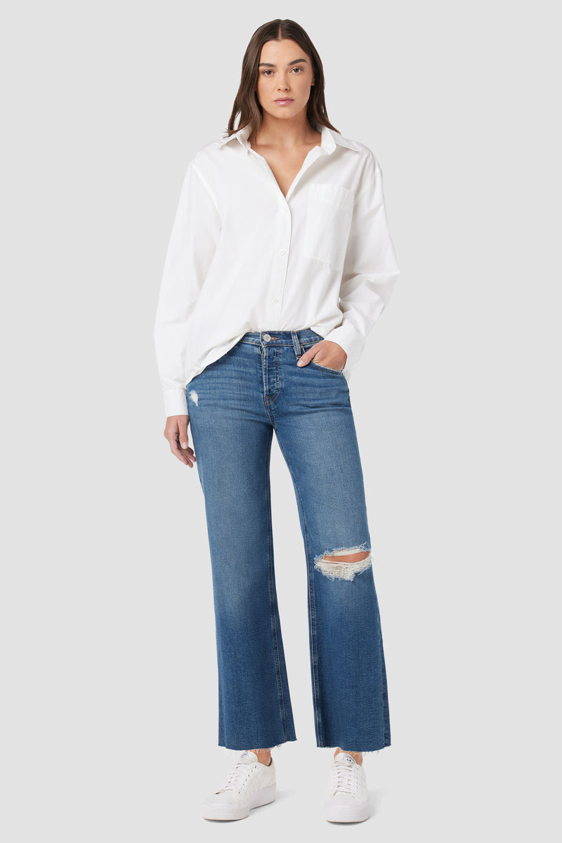 Rosie High-Rise Wide Leg Ankle Jean